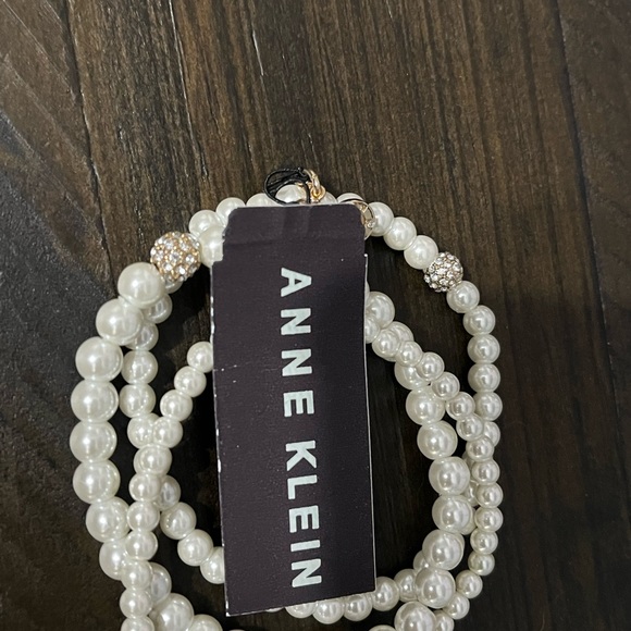 Anne Klein 3 piece pearl bracelet set - Picture 2 of 2